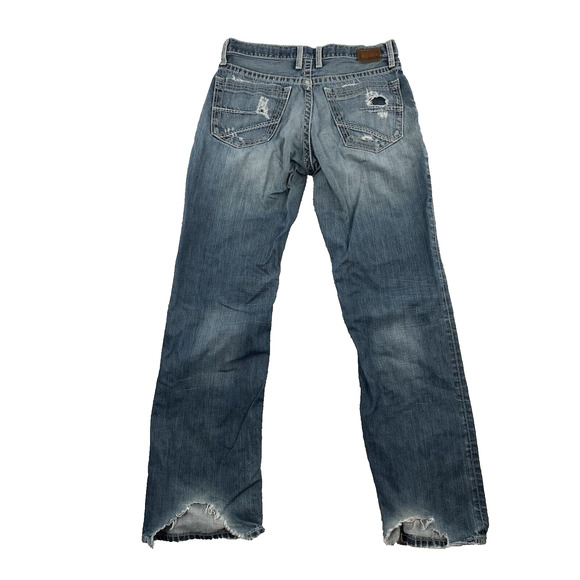 BKE Tyler Straight Size 31L Men Denim Jeans 33" Inseam Medium Wash 56-15 - Picture 1 of 10